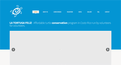 Desktop Screenshot of latortugafeliz.com