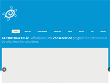 Tablet Screenshot of latortugafeliz.com